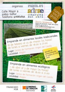 Curso de emprendedores de alimentos locales Alagón